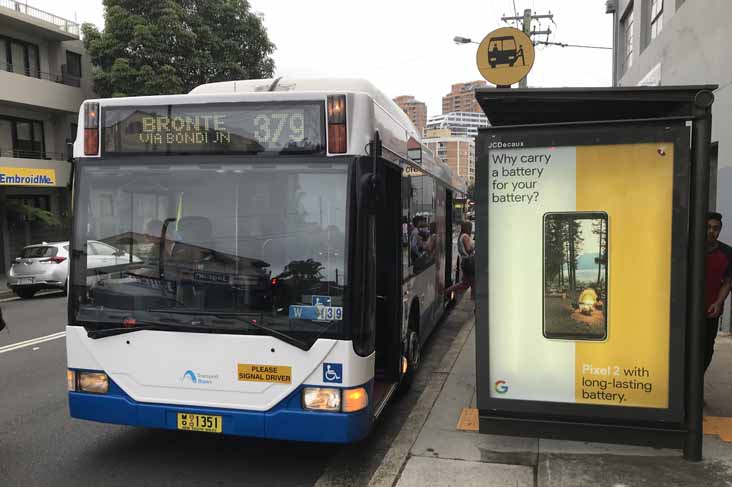 Sydney Buses Mercedes O405NH Custom Citaro 1351